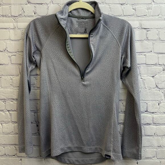 Patagonia Capilene Midweight Quarter Zip-Neck Pullover Purple Small Baselayer - Picture 3 of 8